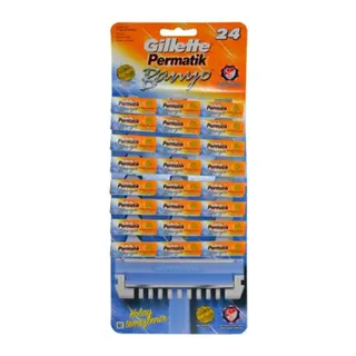 PERMATİK BANYO SAPLI JİLET KARTELA 48 PARÇA (5643)
