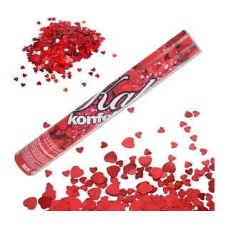 KONFETİ GÜLLÜ KALPLİ 30CM. (5643)