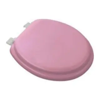 PEMBE YUMUŞAK KLOZET KAPAK BÜYÜK PUF 42x41 cm (5643)
