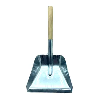 METAL BÜYÜK - GENİŞ GALVANİZ FARAŞ KÜREK AHŞAP SAPLI (5643)