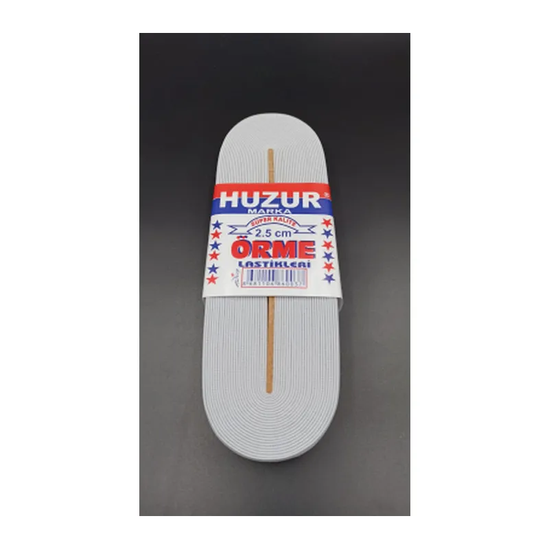 BEYAZ - 2.5CM PAÇA LASTİK GENİŞ 10MT. (5643)