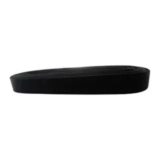 SİYAH - 2CM PAÇA LASTİK YASSI GENİŞ 10MT (5643)