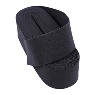 SİYAH - 3CM PAÇA LASTİK GENİŞ 10MT. (5643)