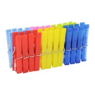 PLASTİK FİLİZ MANDAL 24 PARÇA (5643)