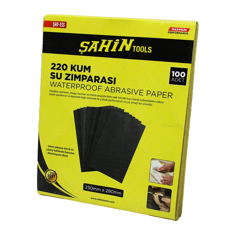100 ADET 220 KUM KAĞIT SU ZIMPARASI (5643)