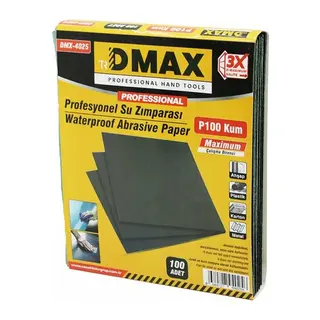 100 ADET P100 KUM - KAĞIT - SU ZIMPARASI -230X280MM - KULLANIM= METAL - AHŞAP - PLASTİK - KARTON (5643)