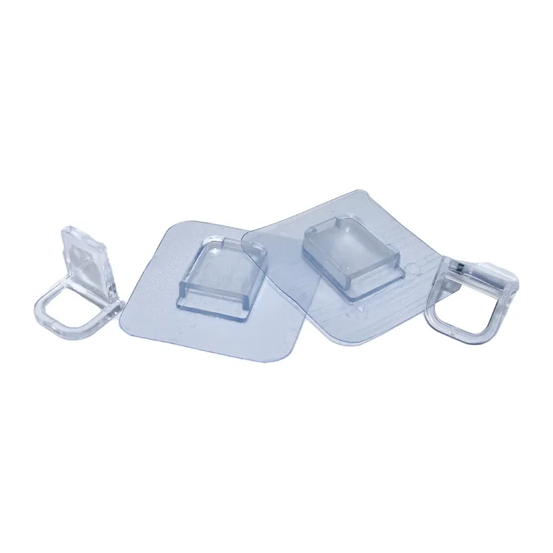4 PARÇA RAF AYAK APARATI ŞEFFAF PVC YAPIŞKANLI (5643)