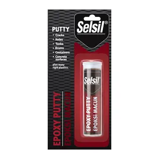 SELSİL EPOXY PUTTY - EPOKSİ MACUN ISIYA DAYANIKLI YAPIŞTIRCI 57GR AHŞAP - METAL - CAM - SERAMİK (5643)