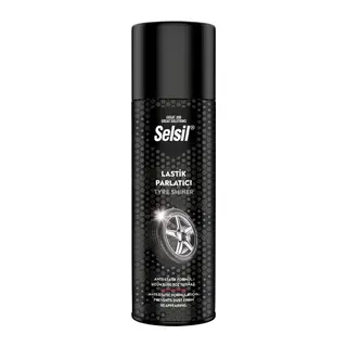 SELSİL OTO - ARAÇ LASTİK PARLATICI - TEMİZLEYİCİ SPREY 500ML (5643)