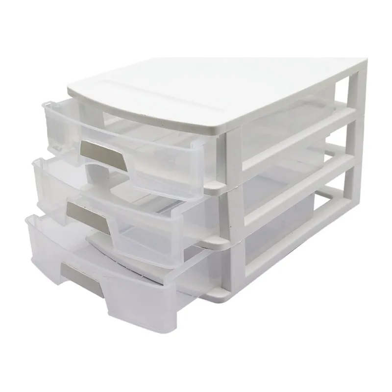 NO:3 ÇEKMECE 3 KATLI 35X25.4X22.6CM SİYAH VEYA BEYAZ GÖNDERİLİR (5643)