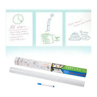 Silinebilir Kalemli Sticker Duvara Yapışabilen Yazı Tahtası 60x100 cm (5643)
