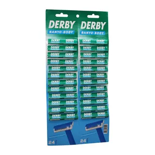 DERBY BANYO BODY TEK BIÇAK KARTELALI JİLET 48PCS (5643)