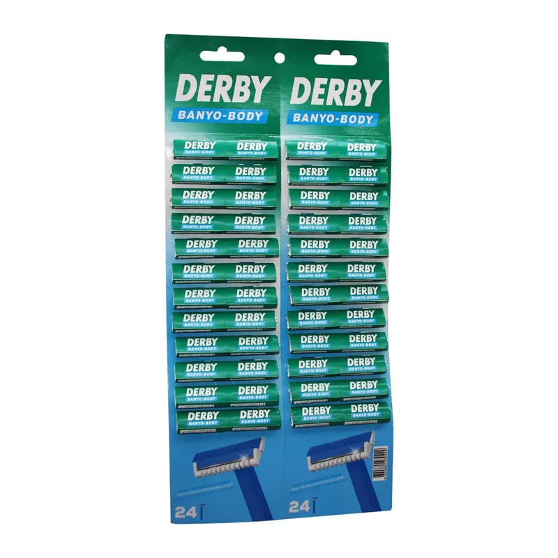 DERBY BANYO BODY TEK BIÇAK KARTELALI JİLET 48PCS (5643)