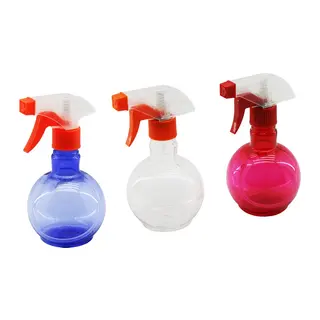 350ML RENKLİ ŞEFFAF TOMBUL - PLASTİK BOŞ SPREY PÜSKÜRTÜCÜ ŞİŞE (5643)