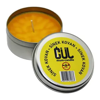 MUM CANDLE SİNEK KOVAN MUM TENEKE KUTU (5643)