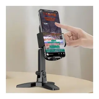 Masaüstü Telefon Standı 360 Derece Dönebilen Başlıklı Ayaklı Telefon Tripodu (5643)