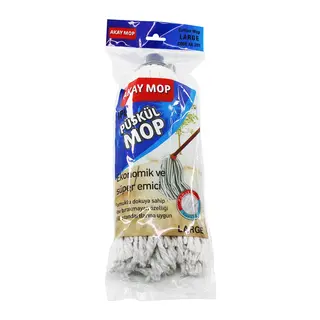 LARGE ÖRGÜLÜ İPLİ PÜSKÜL PAMUK MOP (5643)