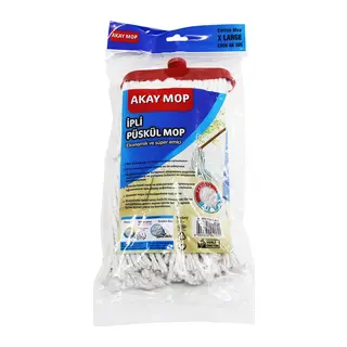 X LARGE ÖRGÜLÜ İPLİ PÜSKÜL PAMUK MOP (5643)