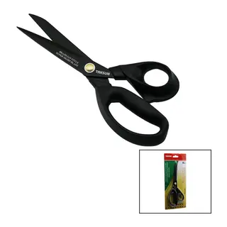 BREZİLYA STİLİ TERZİ MAKASI SİYAH - YAPIŞMAZ ERGONOMİK SAP GL-606 9 İNÇ 1/4 (5643)