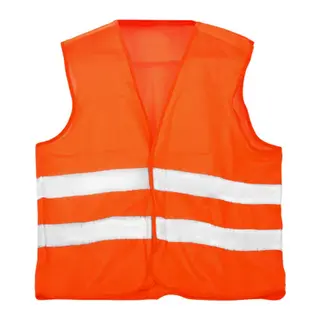 FOSFORLU TURUNCU İKAZ YELEK (5643)