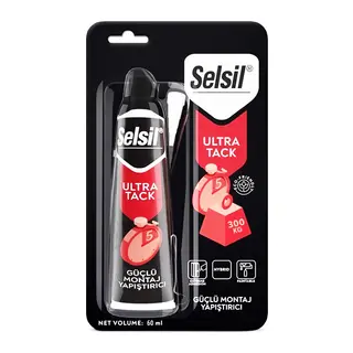 SELSİL MONTAJ YAPIŞTIRICI BEYAZ ULTRA TACK 50ML (5643)