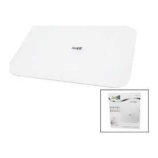 GİZLİ EKRAN -SOFT BEYAZ CAM ZEMİN DİJİTAL BASKÜL TERAZİ 180KG SENSÖR -LED EKRAN -ODA℃ TF-1070 (5643)