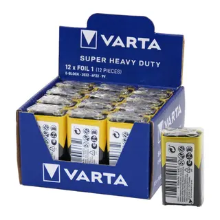 VARTA 9 VOLT PİL E 12PCS (5643)