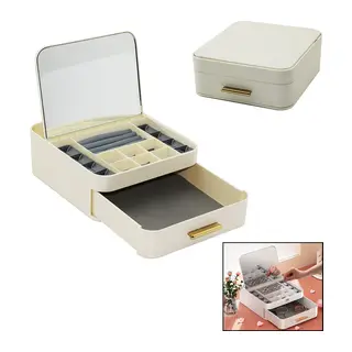 ÇEK-BIRAK=AÇ-KAPA20X22 - Y:8.5CMAYNALI TAKI ORGANİZER ÇEKMECE+1 KAT-10 BÖLME (5643)