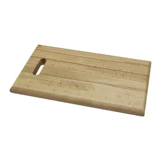 25X40CM KALIN=2.5CM AHŞAP KESİM PANOSU - ET TAHTASI EL GEÇMELİ KULP (5643)