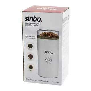 KAHVE - BAHARAT ÖĞÜTÜCÜ MAKİNE 2 BIÇAKLI ÇELİK ÖĞÜTME HAZNESİ 70GR ÖĞÜTME AC MOTOR=180W SCM-2980 (5643)