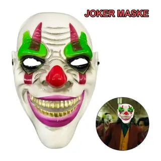 Delirten Gülüş Palyaço Temalı Joker Maskesi (5643)