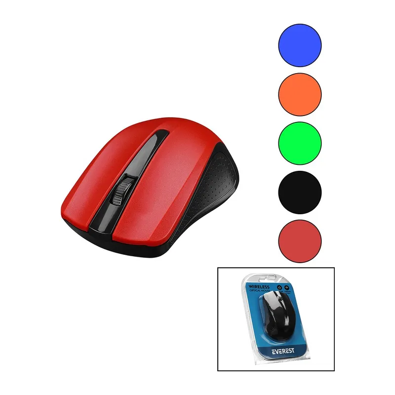 EVEREST SM-537 WİRELESS - KABLOSUZ 1600DPI USB OPTİCAL MOUSE VAKUM AMBALAJ (5643)