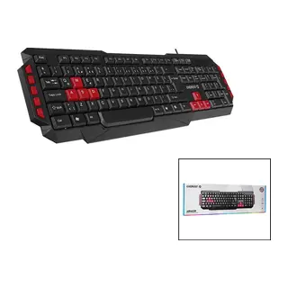 EVEREST KB-G7-ARMOR USB KABLOLU OYUNCU KLAVYE RENKLİ OYUN TUŞLARI - MULTİMEDYA TUŞLARI 150CM (5643)