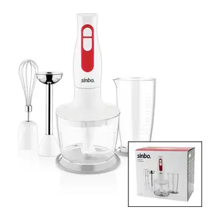 TURBO EL BLENDER SETİ DOĞRAYICI- MİKSER- BLENDER 2 KADEME HIZ 600ML HAZNE - 700ML ÖLÇÜ KABI SHB-3100S (5643)