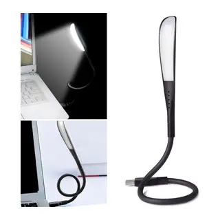 USB Girişli 14 Ledli 3 Kademeli Dokunmatik Masa/Kitap Okuma Lambası Ledi Siyah (5643)