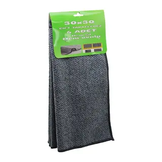 4PCS 30X30CM ÇİFT TARAFLI=MİKROFİBER - TEL BEZ ZOR KİR BEZİ HEM SİL - HEM OVALA (5643)