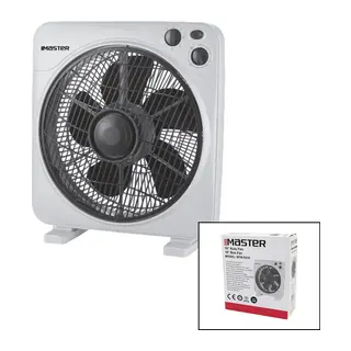 10 İNÇ KUTU FAN VANTİLATÖR 3 KADEME HIZ 6 PLASTİK KANAT 38W 60DK.ZAMAN AYARLI MTR-F610 (5643)