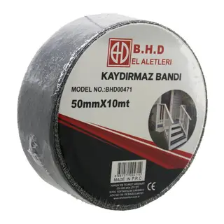 50MM X 10MT KAYDIRMAZ SİYAH BANT (5643)