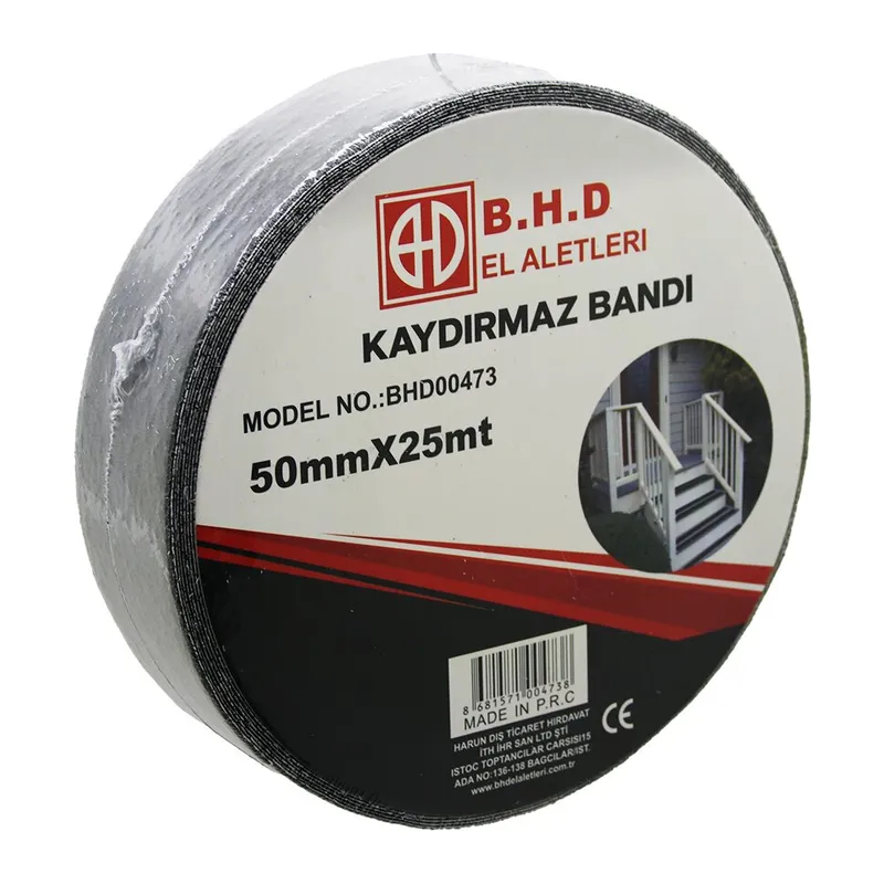 50MM X 25MT KAYDIRMAZ SİYAH BANT (5643)