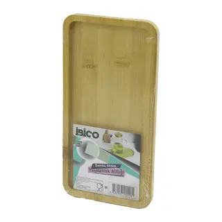DİKDÖRTGEN AHŞAP BAMBU YAĞDANLIK ALTLIK MİNİ TEPSİ 12 X 23.4 X 0.8CM (5643)
