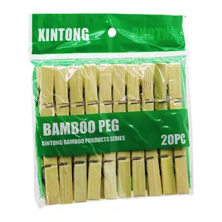 20PCS AHŞAP BAMBU MANDAL (5643)