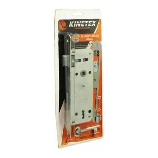 İÇ KAPI ODA KİLİT 40MM ÇELİK GALVENİZ KAPLAMA GÖVDE PİRİNÇ - NİKEL MATERYALLER KTX-2239 (5643)