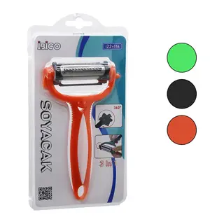 3IN1 METAL SOYACAK PLASTİK SAPLI (5643)