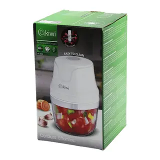 KİWİ KC-8203 USB ŞARJLI MİNİ 3 BIÇAKLI BLENDER RONDO GIDA DOĞRAYICI 350ML=MİKA KRİSTAL HAZNE (5643)