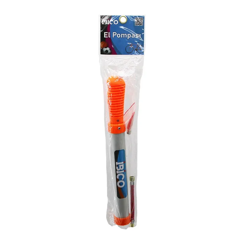 MİNİ EL POMPASI BİSİKLET - TOP 29.5CM METAL ÇUBUK - PLS.GÖVDE - SAP POMPA HORTUM - TOP İĞNE - UÇ (5643)