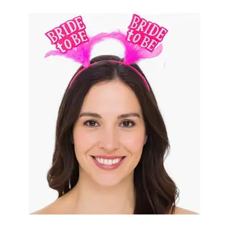 Pembe Renkli Bride to Be Parti Tacı – Bekarlığa Veda Gecesi İçin (5643)