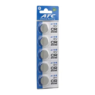 ATC LİTHİUM BATTERY CR-2032 PARA PİL LİTYUM 3V 5Lİ KART (5643)