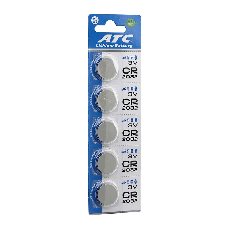 ATC LİTHİUM BATTERY CR-2032 PARA PİL LİTYUM 3V 5Lİ KART (5643)
