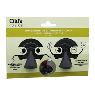 QLUX L-00962 2PCS LAVABO SÜZGEÇ SET (5643)