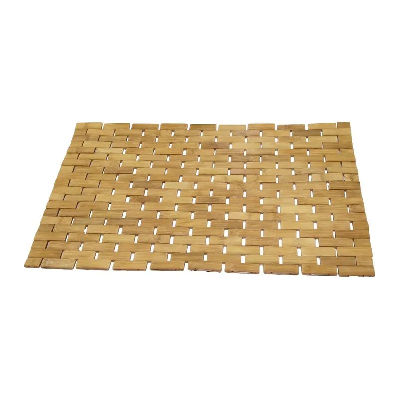 DİKDÖRTGEN - BAMBU KAYDIRMAZ BANYO PASPASI 42X62CM (5643)